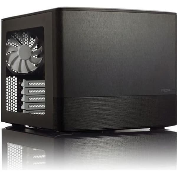 FRACTAL DESIGN NODE 804 -tietokonekotelo, musta, micro ATX-muoto (FD-CA-NODE-804-BL-W)