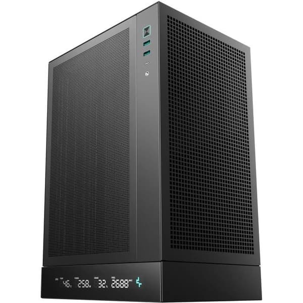 DEEPCOOL CH170 Digital Mini Tower-kabinet uden strømforsyning - M-ITX-format - Sort