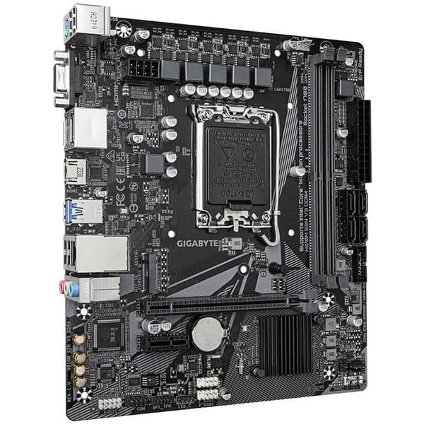 Emolevy - GIGABYTE - H610M S2H V3 DDR4 - Micro-ATX-formaatti - Intel H610 -piirisarja - DDR4