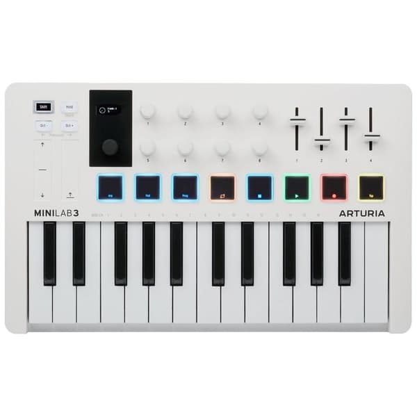 Arturia MiniLab 3 - MIDI-kontrolkeyboard, sort