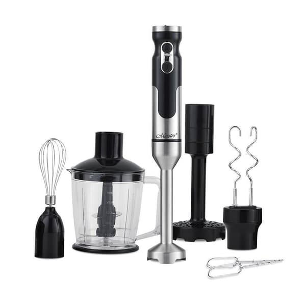 Maestro MR-567 blender Stavblender 1000 W Sort, Rustfrit stål