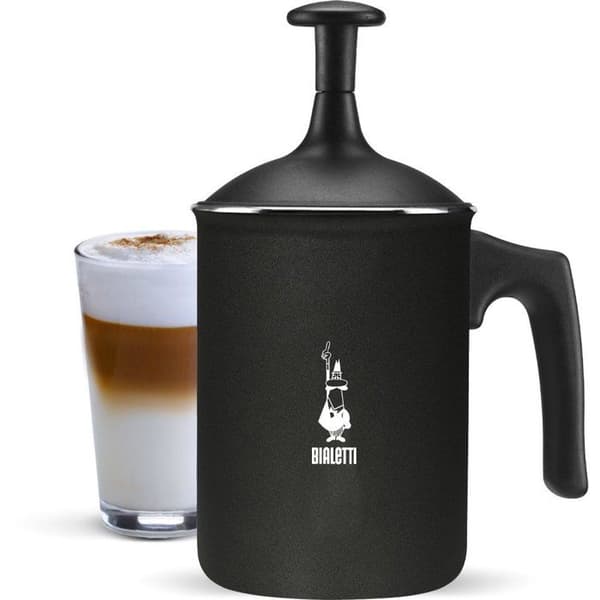 Manuel mælkeskummer - BIALETTI - PERFETTO CREMA - 330 ml - Sort