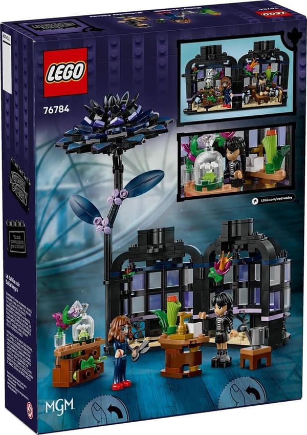 LEGO WEDNESDAY 76784 Sort Georgineblomst