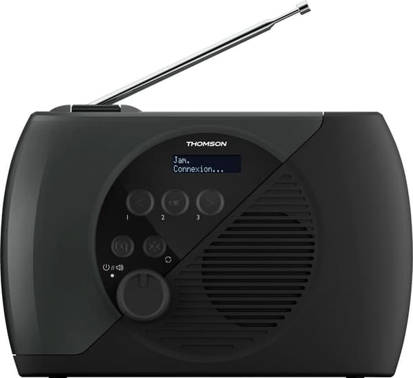 FM-radio - THOMSON - DAB - harmaa ja musta