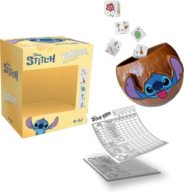 YAHTZEE Stitch - Brädspel - VINNANDE TRÄK - Ålder 8+