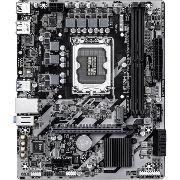 Moderkort - GIGABYTE - H810M K - Micro-ATX-format - Intel H810-chipset - DDR4