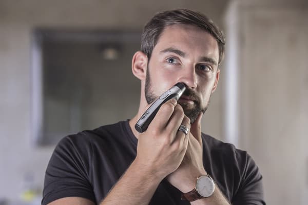 Wahl Rejsesæt Deluxe Sort, Rustfrit stål