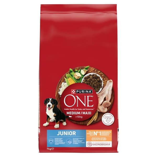 PURINA ONE MED/MAX Junior Kyckling & Ris 7 kg
