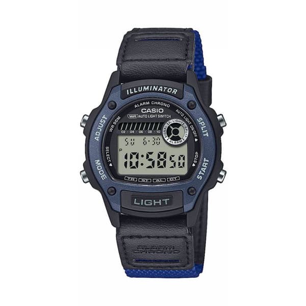 Klocka - CASIO - W-220HF - Unisex - Blå - Kvarts - Digital