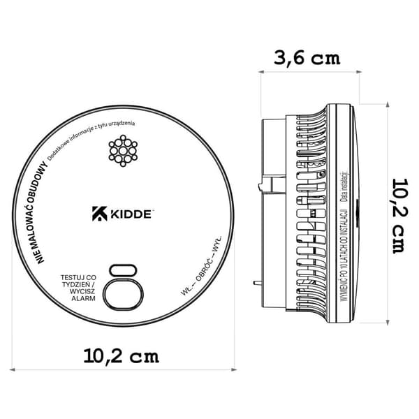 Røgdetektor 2030-DSR3 KIDDE