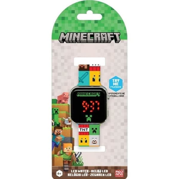Minecraft LED-ur - BØRNELICENS - MIN4272