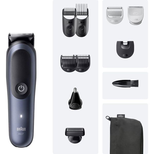 Multifunktionel trimmer - BRAUN - MGK7540 - 120 min - Vandtæt - Sort