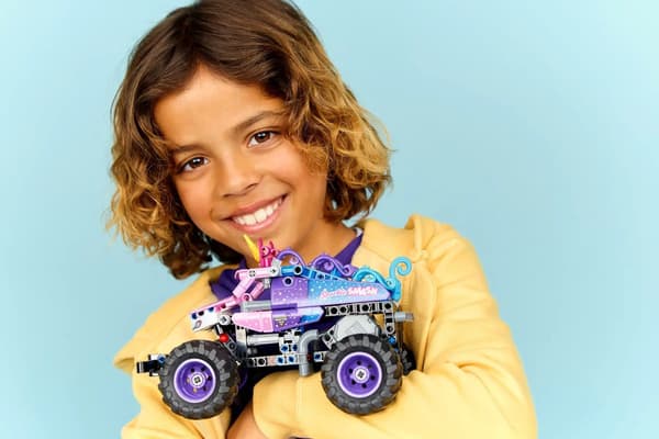 LEGO TECHNIC 42220 Monster Jam Sparkle Smash -vetoketjullinen