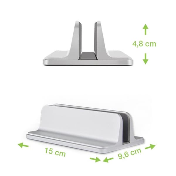 Techly Vertikal Aluminium Notebook Stand