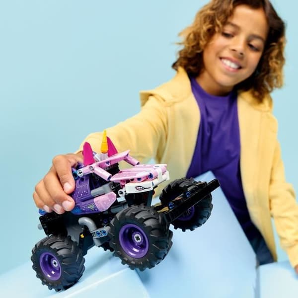LEGO Technic 42220 Monster Jam Sparkle Smash Pullback-lastbil - Legetøj fra 7 år