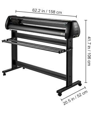 1350mm multifunktions vinylskärplotermaskinsats med COM- och USB-portar, effektiv LCD-panel, stor skärbredd, exakt skärning