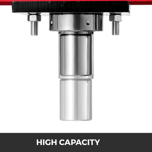 12 tons manuell hydraulisk verkstadspress med pump och tryckmätare, stor kapacitet, 3-stegsdesign, separat hydraulpump