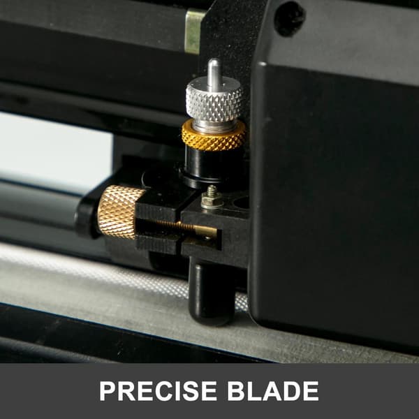 28 tum vinyl skärplotter, digital LCD-display, USB och COM-gränssnitt, högprecisionsdrift, stor skärbredd, justerbar hastighet/styrka