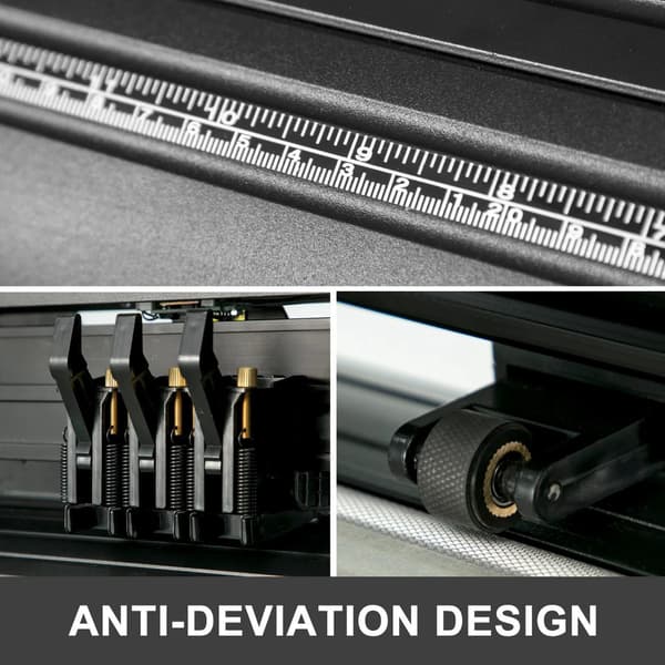 28 tum vinyl skärplotter, digital LCD-display, USB och COM-gränssnitt, högprecisionsdrift, stor skärbredd, justerbar hastighet/styrka