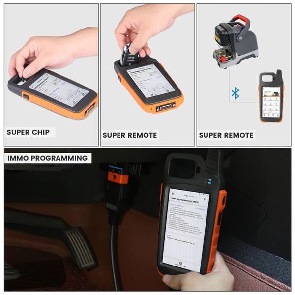 VVDI Key Tool Max Pro med MINI OBD-verktygsfunktion, stöder batterispänning och läckström