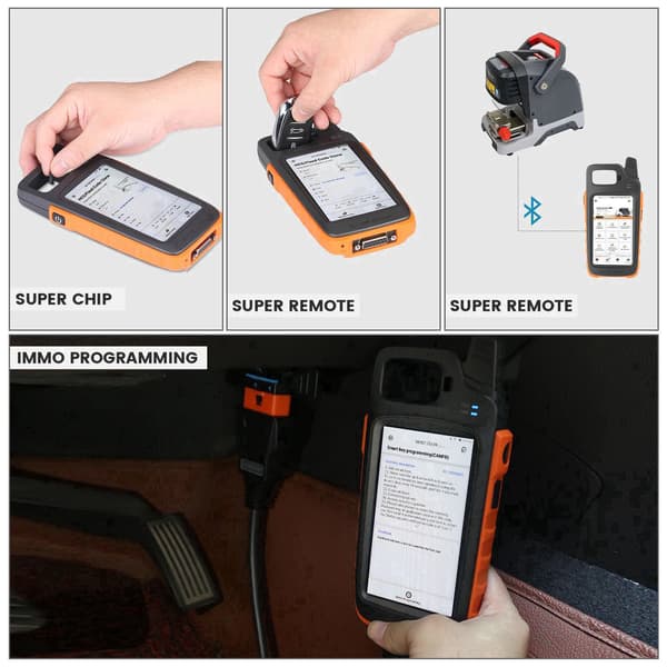 VVDI Key Tool Max Pro med MINI OBD-verktygsfunktion, stöder batterispänning och läckström