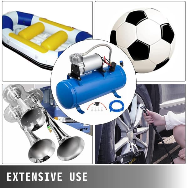 12V 150PSI billuftkompressor med dräneringsventil,pålitlig prestanda, bred applikation