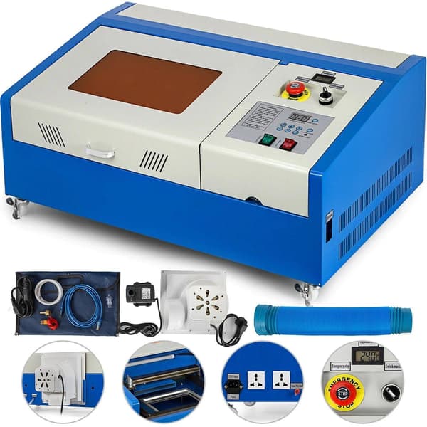 40W CO2 lasergraveringsmaskin,hög precision,stark prestanda,hög kompatibilitet