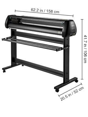 1350mm multifunktions vinylskärplotermaskinsats med COM- och USB-portar, effektiv LCD-panel, stor skärbredd, exakt skärning