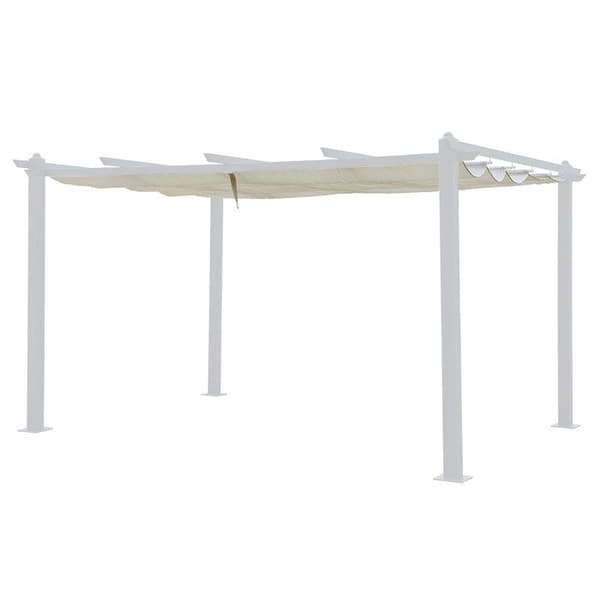 Pergoladuk i polyester - Beige - 3 x 4 m