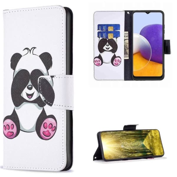 Lompakkokotelo Samsung Galaxy A17 - Panda