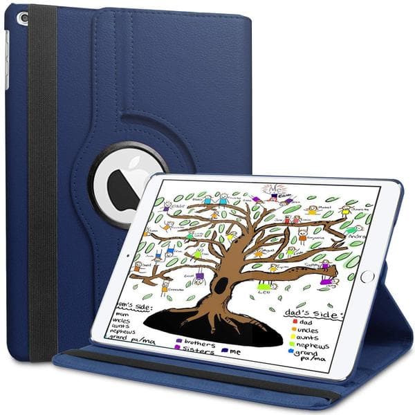 Läderfodral iPad 9,7⬝ (2017/2018) Roterande 360° - 11 Färger