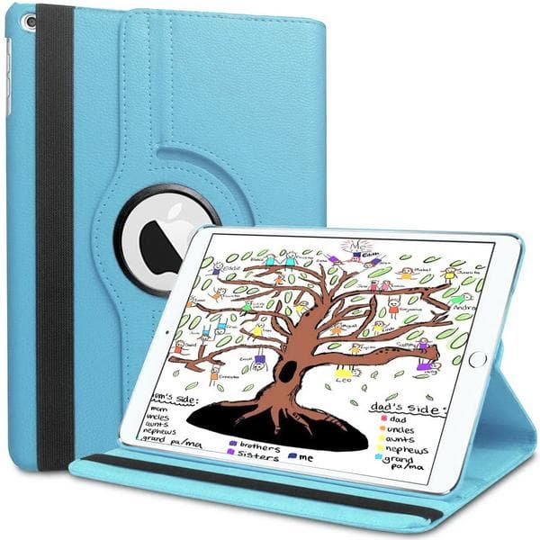 Läderfodral iPad 9,7⬝ (2017/2018) Roterande 360° - 11 Färger