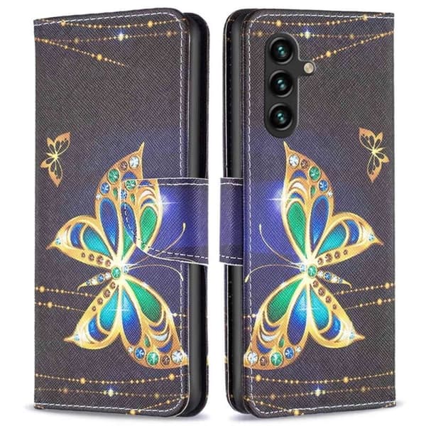 Plånboksfodral Samsung Galaxy A35 - Guldfjäril