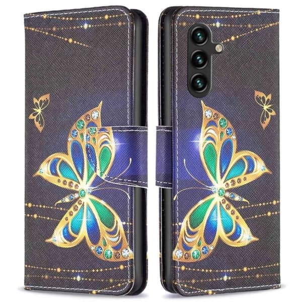 Plånboksfodral Samsung Galaxy A17 - Guldfjäril