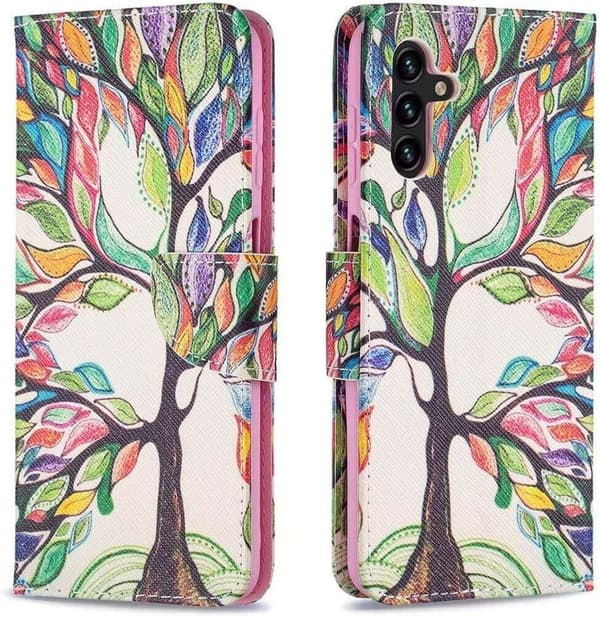 Pung Etui Samsung Galaxy S25 FE - Farverigt Træ