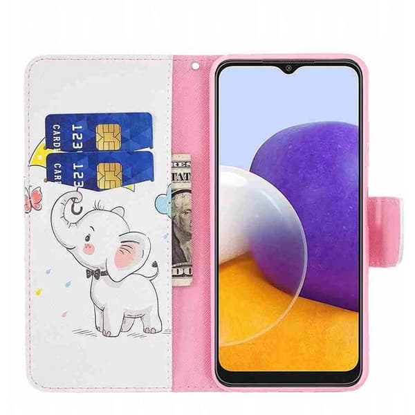 Plånboksfodral Samsung Galaxy S25 Plus - Elefant med Paraply