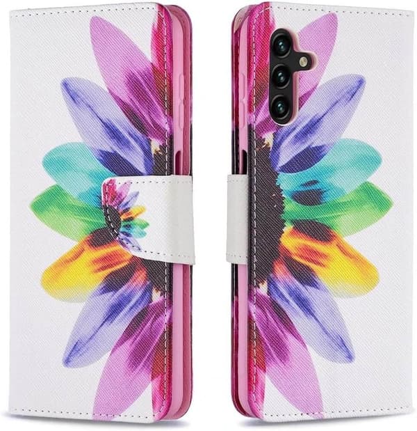 Pung Etui Samsung Galaxy A17 - Farverig Blomst