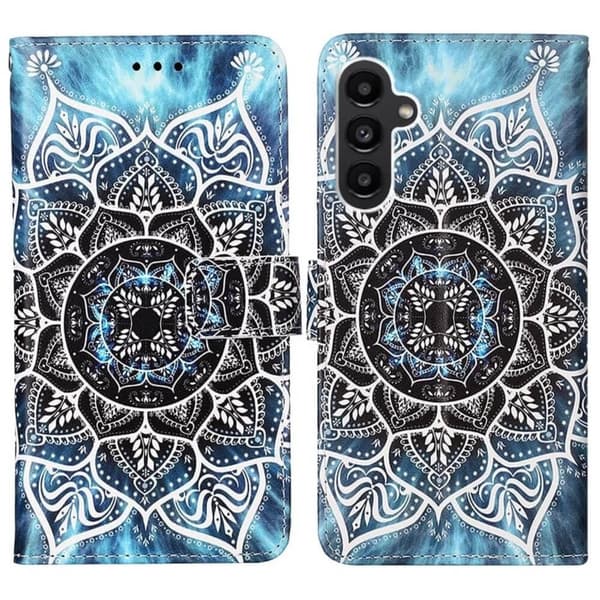 Plånboksfodral Samsung Galaxy S25 FE - Blå Mandala