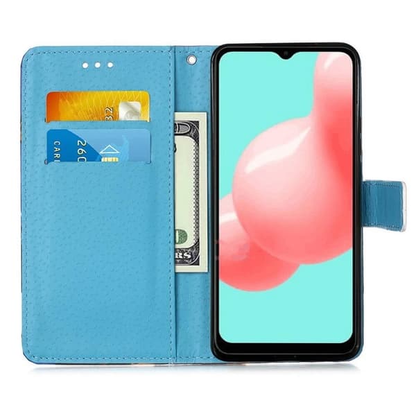 Plånboksfodral Samsung Galaxy A17 - Blå Mandala