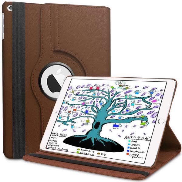 Läderfodral iPad 9,7⬝ (2017/2018) Roterande 360° - 11 Färger
