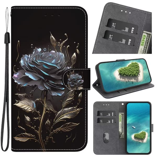 Pung Etui Apple iPhone 17 Pro - Sort Rose
