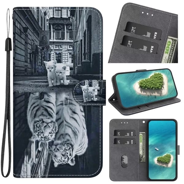 Pung Etui Apple iPhone 17 Pro - Kat & Tiger