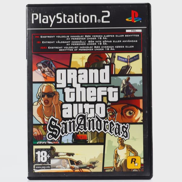 PS2: Grand Theft Auto San Andreas