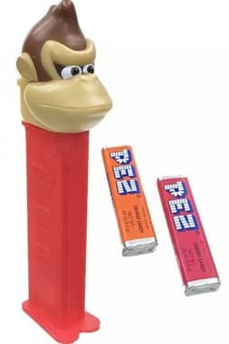 Donkey Kong - Pez Dispenser med 2 Pakker