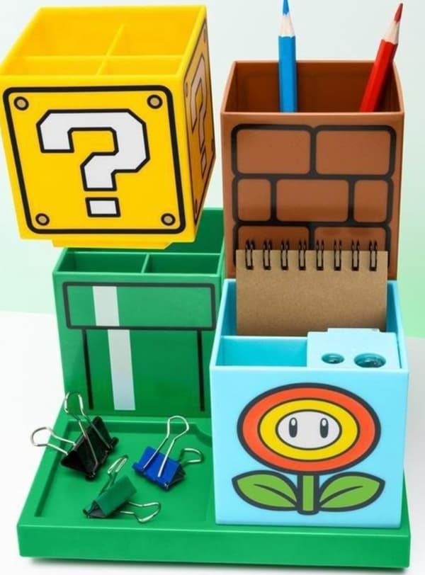 Super Mario - Skrivepult Organiserer