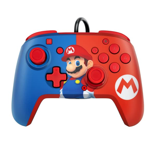 Pdp Faceoff deluxe Nintendo Kontroller med Mario
