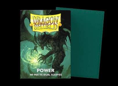 Dragon Shield 100 Sleeves - Matte Dual Power Mettalic Green