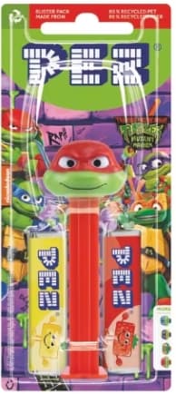 Turtles Raphael - Pez Dispenser med 2 Pakker