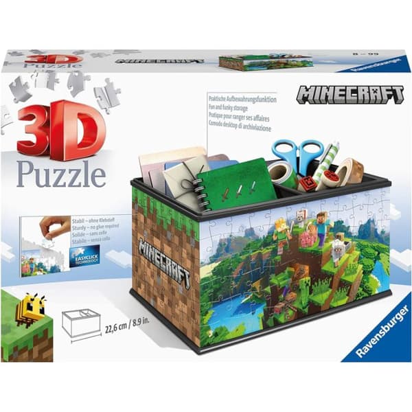 Minecraft Skattekiste 3D Puslespill 108 Biter