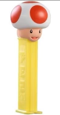 Super Mario Toad - Pez Dispenser med 2 Pakker